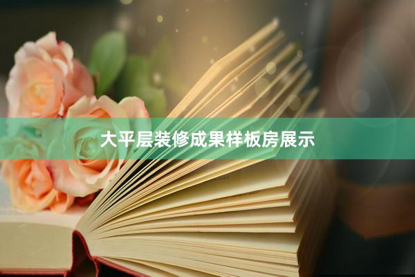 大平层装修成果样板房展示